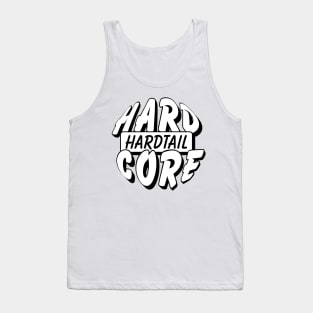 Hardcore Hardtail Logo White Tank Top